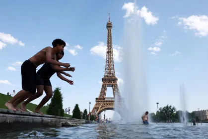 Onda de calor extrema na Europa provoca 40 mortes por afogamento na França