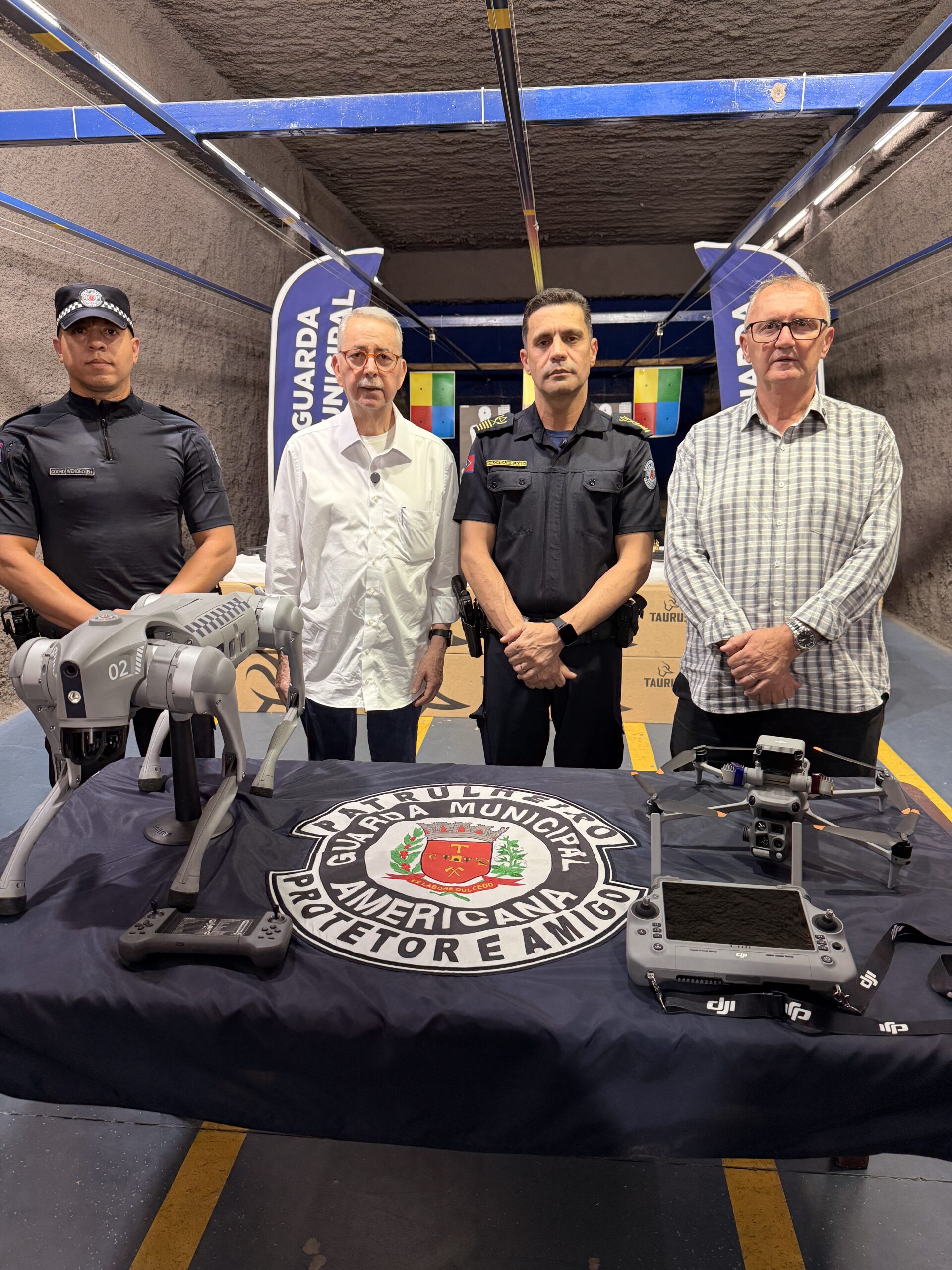GAMA investe em novo drone e cão-robô para reforçar o combate ao crime