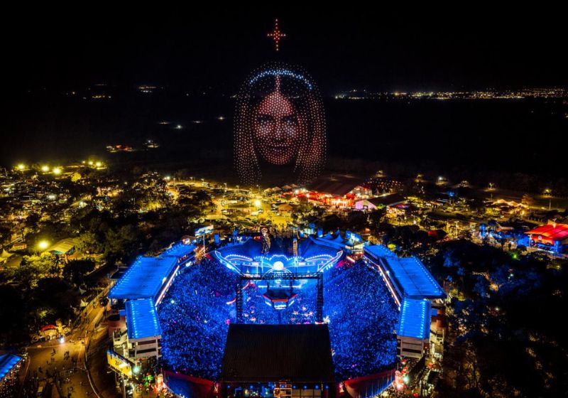 Alok transforma arena de Barretos em espetáculo de luzes, drones e música